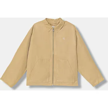 Chlapecké oblečení Dětská bunda Calvin Klein Jeans IB0IB02628.128.176.PPY2 béžová 08X, vel. 128