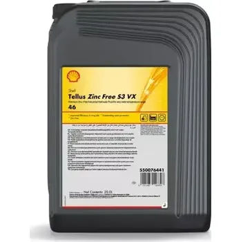 Hydraulický olej Shell Tellus Zinc Free S3 VX 46 20L