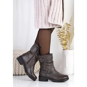 Dámské kozačky Cathay moda Dámské polokozačky 2667-2KH Velikost: 41