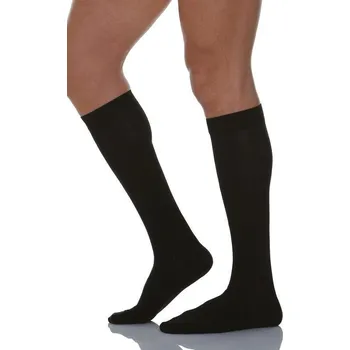 Pánské ponožky RELAXSAN Kompresní bavlněné podkolenky 18–22 mmHg | Graduovaná komprese pro zdravé nohy RLX 820 modrá Velikost: 3 | Modrá