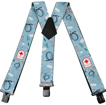 Kšandy Universal Designové kšandy - Doktor - Zdravotník - modré