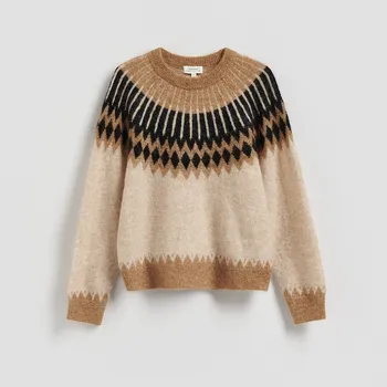 Dámský svetr Reserved - Svetr ze&nbsp;směsi mohéru a&nbsp;vlny - vícebarevná - 152HI-MLC - 152HI-MLC-XS