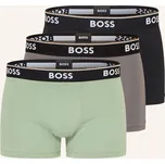 Boss 3 Kusy Boxerek Power, černá / šedá / světle zelená