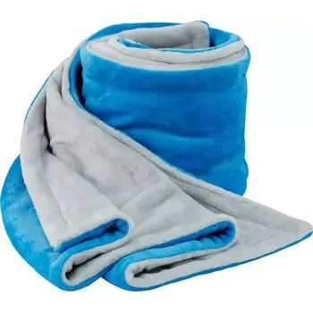 Dětská deka ESITO | Dětská deka dvojitá Kristýna 110 x 140 cm Turquoise / Silver - tyrkysová / stříbrná / 110 x 140 cm