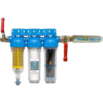 vodní filtr IPS ALKALEX™ Home - HYDRA TRIO SET 1", změkčovač vody - HORIZONTÁLNÍ ALKALEX-HYDRATRIO-SET-H