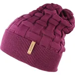 Dětská pletená merino čepice Kama B100 purpurová obvod hlavy 48-56 cm