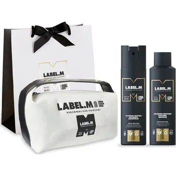 Kosmetická sada Label.M Výhodný set pro objem & fixaci Ultimate lak a objemová pěna