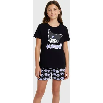 Dívčí spodní prádlo Sinsay - Dvoudílná pyžamová souprava Kuromi - černá - 5115R-99X - 5115R-99X-164-2