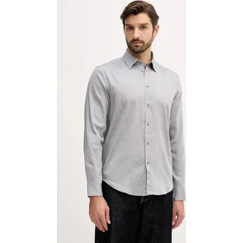 Pánská košile Košile Sisley 5EY3SQ049 šedá 90A, vel. L