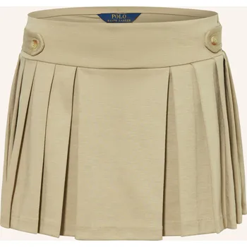 Dámská sukně Polo Ralph Lauren Dívčí Skládaná Sukně Ponte, béžová, 146