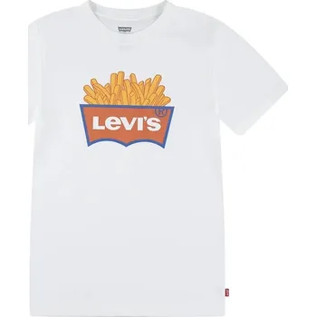 Dětské tričko Levi's LVB FRENCH FRY TEE 8EN623 bílá 00X, vel. 92