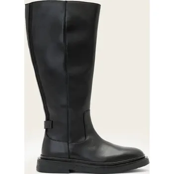 Dámské kozačky Kožené kozačky AllSaints Escher Rider Boot W083FD černá 99X, EUR 38