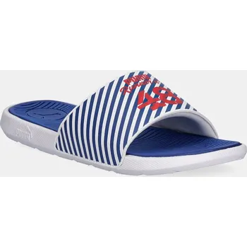 Dámské pantofle Dětské pantofle Puma Cool Cat 2.0 Run Fun Jr 402838 modrá 57X, EUR 38