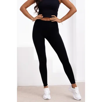 Dámské legíny Bezešvé push up legíny Ballance černé Velikost: M/L