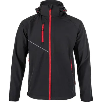 Pánská softshellová bunda BENNON FORCE Jacket black/red Velikost: 3XL 64-66