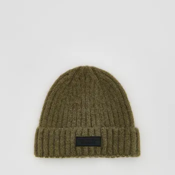 Čepice Reserved - Čepice s příměsí vlny - hnědozelená - 451HW-78M - 451HW-78M-9Y1