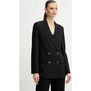 Dámské sako Sako Guess ZANITA černá barva, W5BN59 W2422 W5BN59.W2422 99X, vel. XS