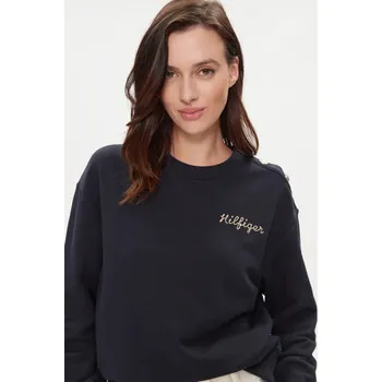 Dámská mikina Tommy Hilfiger dámská tmavě modrá mikina - S