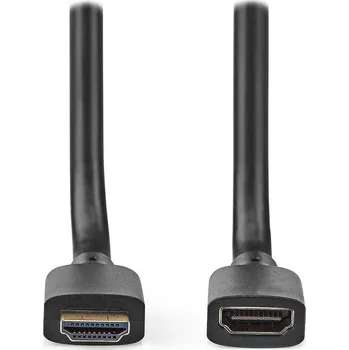 Video kabel Nedis kabel HDMI (M) na HDMI (F) prodlužovací 1m CVGB35090BK10