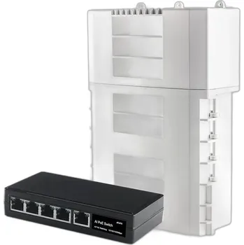 Switch Conexpro GNT-6FP51G6, Venkovní PoE switch, 5x LAN, 4x PoE GNT-6FP51G6