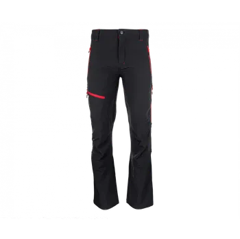Softshellové kalhoty FORCE černo/červené, 50