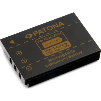 Článková baterie Patona PT1061 - Kodak KLIC 5001 1700mAh Li-Ion PT1061