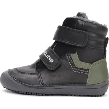 Dívčí zimní obuv D.D.step Barefoot zimní obuv W063-52804B Black EUR 29