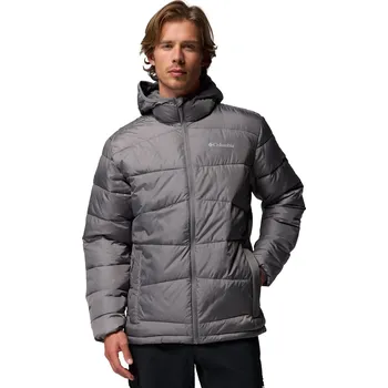 Pánská bunda Pánská Zimní prošívaná bunda COLUMBIA FIVEMILE BUTTE II HOODED JACKET 2086912023 – Šedá XXL