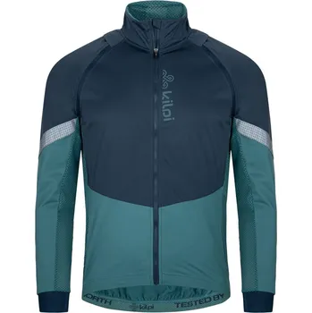 Cyklistická bunda KILPI - Bunda pánská softshell ZAIN-M, tmavě zelená
