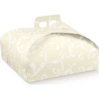 Termobox Scotton S.p.A. KRABICE NA DORT - OBLÁ S UCHEM (DAMASCATO) 31x31x11cm