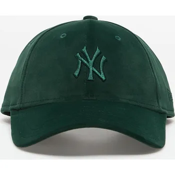 Pokrývka hlavy Kšiltovka New Era New York Yankees Womens MLB Velour 9FORTY Adjustable Cap Dark Green Universal
