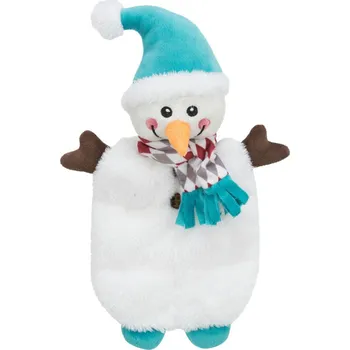 Hračka pro psa Xmas SNOWMAN, vánoční sněhulák, plyš bez výplně, 31 cm