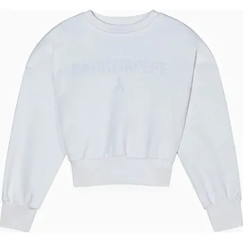 Chlapecká mikina Dětská mikina Patrizia Pepe J315 bílá barva, hladká, 7M0942 00X, vel. 168