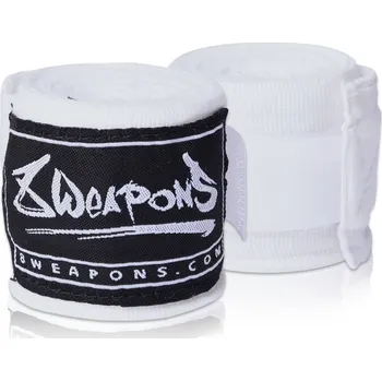 Bandáž na box a MMA Boxerské bandáže 8 WEAPONS Semi-Elastic 3,5m Barva: Bílá