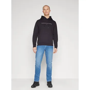 Pánská mikina Tommy Jeans pánská černá mikina LINEAR LOGO 20005568-2039190