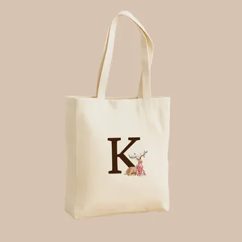 Nákupní taška Taška s potiskem VÁNOČNÍHO MOTIVU a MONOGRAMU