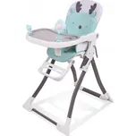 Dětská jídelní židle Reindeer bílo-zelená