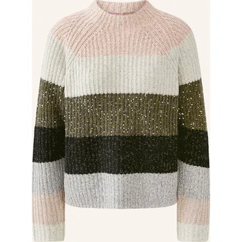 Dámský svetr Oui Dámský Svetr S Flitry, světle šedá, 38