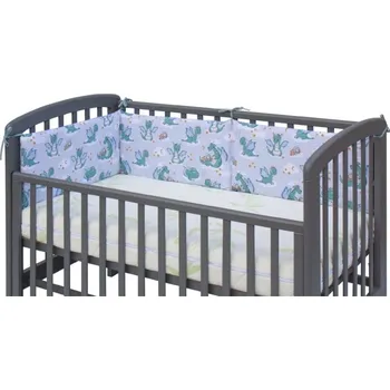 mantinel do postýlky Mantinel do postýlky DINO tyrkys 180x30cm