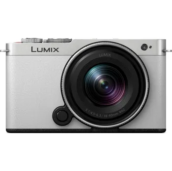 Objektiv Panasonic DC-S9N Lumix kompaktní Full-Frame bezzrcadlovka DC-S9 + objektiv S-R1840 (24,2 MP, flexibilní rámování, LUMIX Lab), bílá a stříbrná