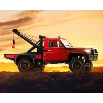 RC model auta RC auto Land Cruiser TOYOTA s navijákem - červená