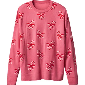 Dámský svetr esmara® Dámský vánoční svetr (růžová, XL(48/50))