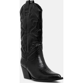 Jezdecká obuv Westernové boty Bianco BIAJODY dámské, černá barva, na podpatku, 11302233 99X, EUR 41