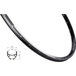 ráfek FORCE CLASSIC 622x19, 36děr, černý