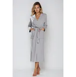 Bavlněný župan Melissa šedý XL