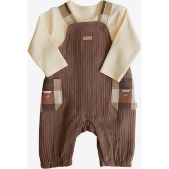 Kojenecký overall kitikate Overálek s body medvídek_S60383 Velikost: 9 - 12 MĚSÍCŮ