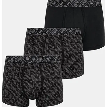 Boxerky Bavlněné boxerky Guess 3-pack U5BG69.K6YW1 černá 99A, vel. M