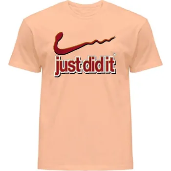 Pánské oblečení panske-levne-bavlnene-tricko-digi-potisk-just-did-it Barva: Orange neo - meruňková, velikost: XL