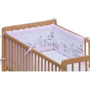 mantinel do postýlky Mantinel do postýlky KOALA 180x30cm - růžová