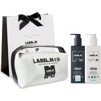 Kosmetická sada Label.M Výhodný set Honey & Oat šampon a kondicionér